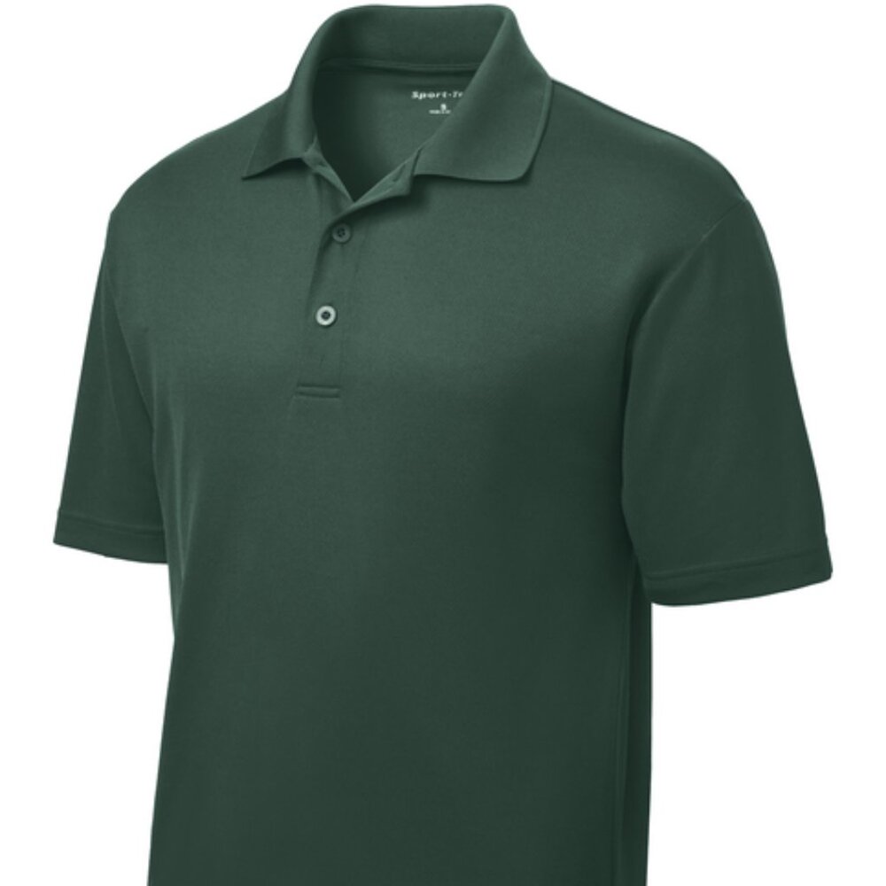 New Sport-Tek Dark Forrest Green RacerMesh Short Sleeve Polo Mens/Unisex Size XL